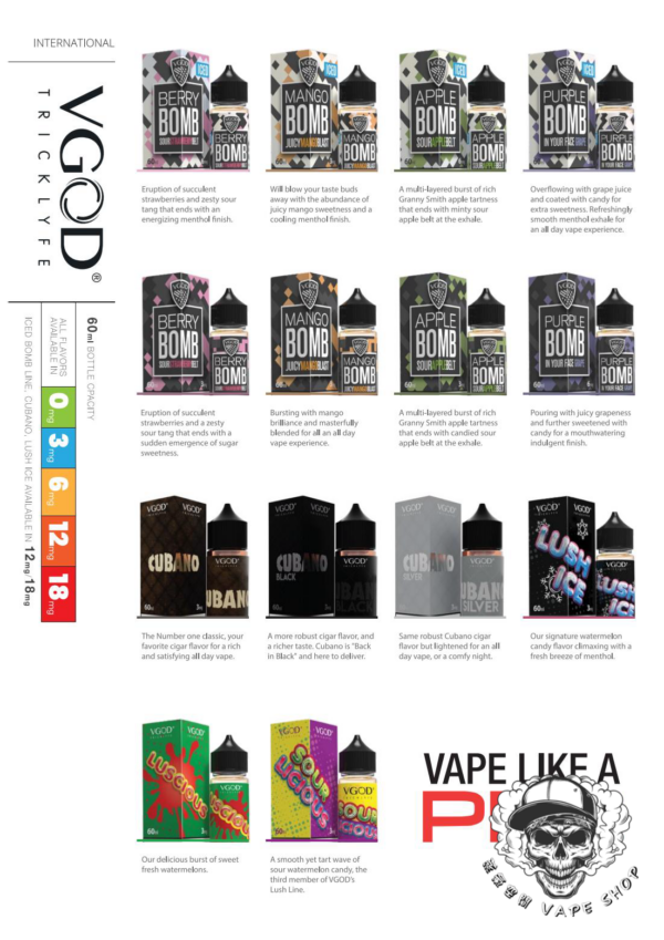 正美國進口VGOD 30ml 小煙油 台灣唯一正品官方